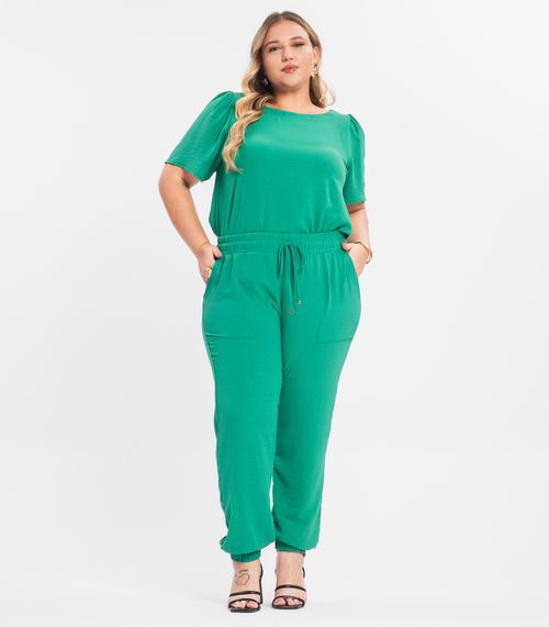 Calça Jogger Secret Glam Plus Verde