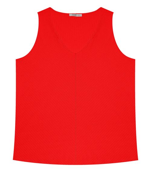 Regata Feminina Plus Size Secret Glam Laranja