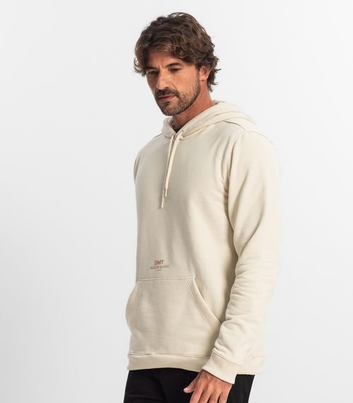 Blusão Masculino Com Capuz Diametro Bege