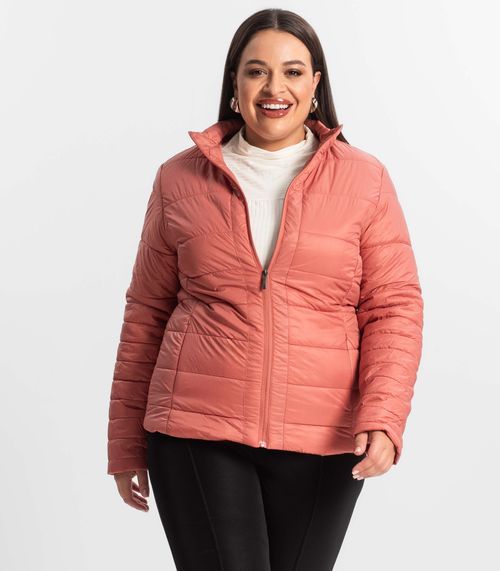 Jaqueta Microfibra Secret Glam Laranja