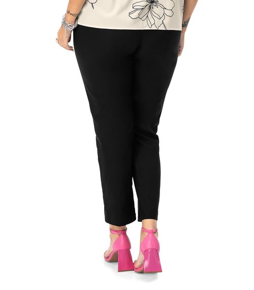 Legging Feminina Plus Size Bengaline Secret Glam Preto