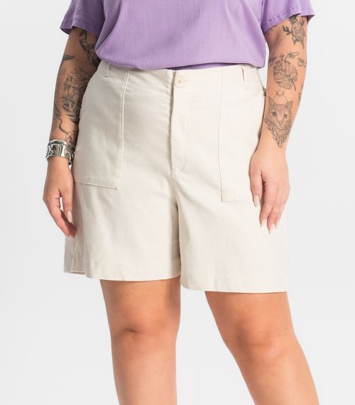 Bermuda Feminina Secret Glam Bege