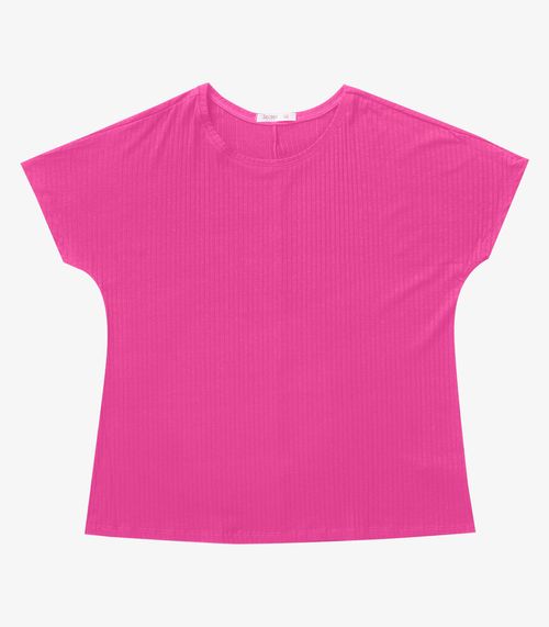 Blusa Feminina Plus Size Secret Glam Rosa