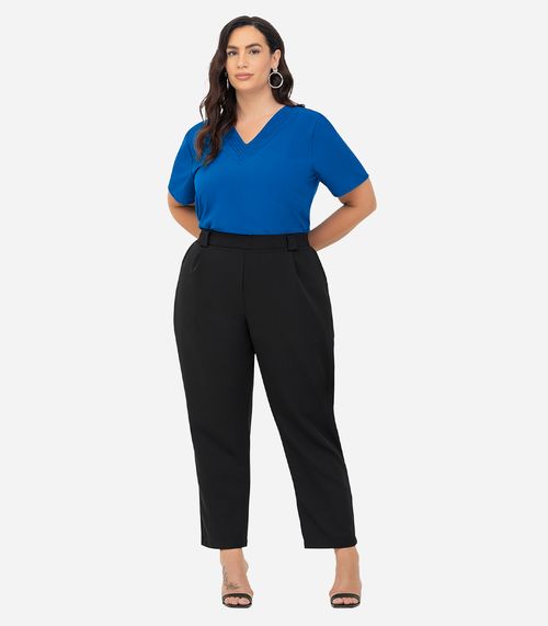 Calça Feminina Alfaiate Secret Glam Preto