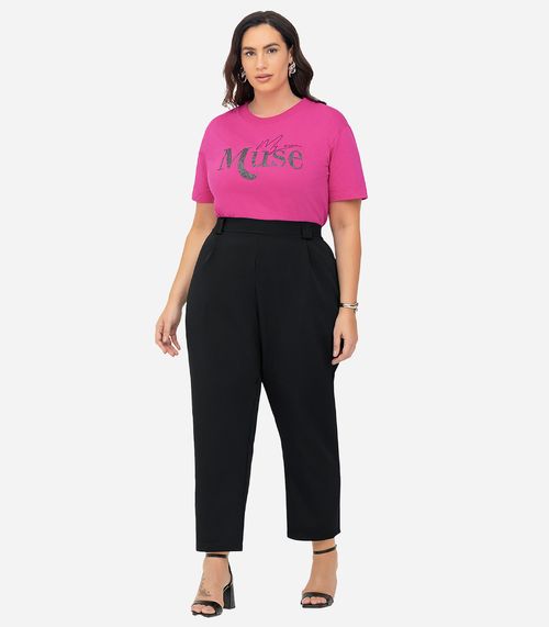 Calça Feminina Alfaiate Secret Glam Preto