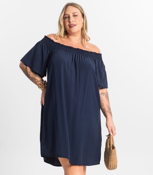 Vestido Curto Secret Glam Azul