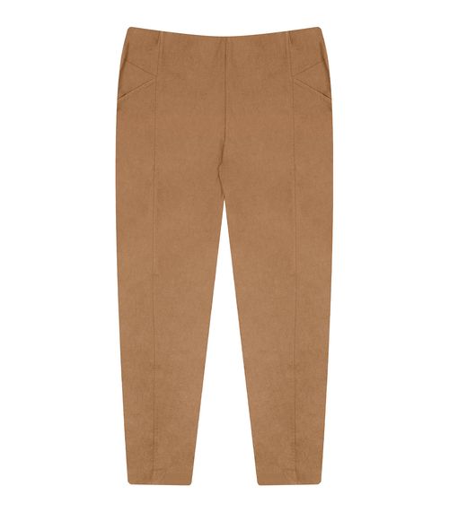 Legging Feminina Bengaline Plus Size Secret Glam Marrom