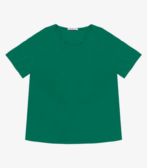 Blusa Básica Plus Size Secret Glam Verde
