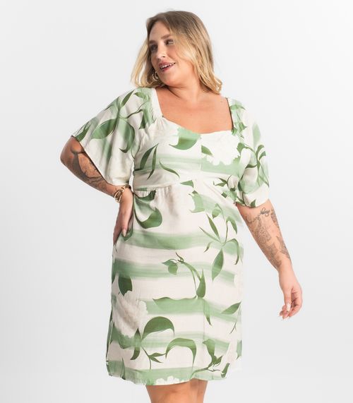 Vestido Curto Ciganinha Secret Glam Verde