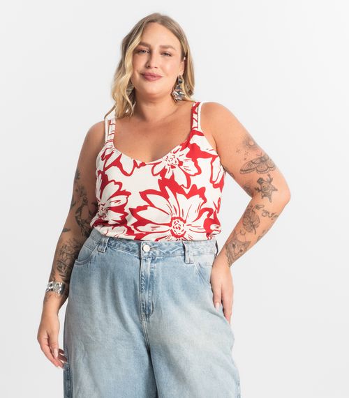 Blusa Feminina De Alça Secret Glam Vermelho