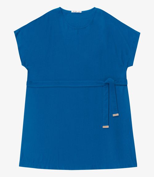 Vestido Curto Secret Glam Azul