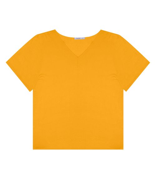 Blusa Feminina Plus Size Secret Glam Amarelo