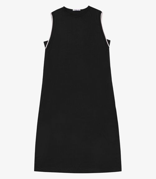 Vestido Midi Secret Glam Preto