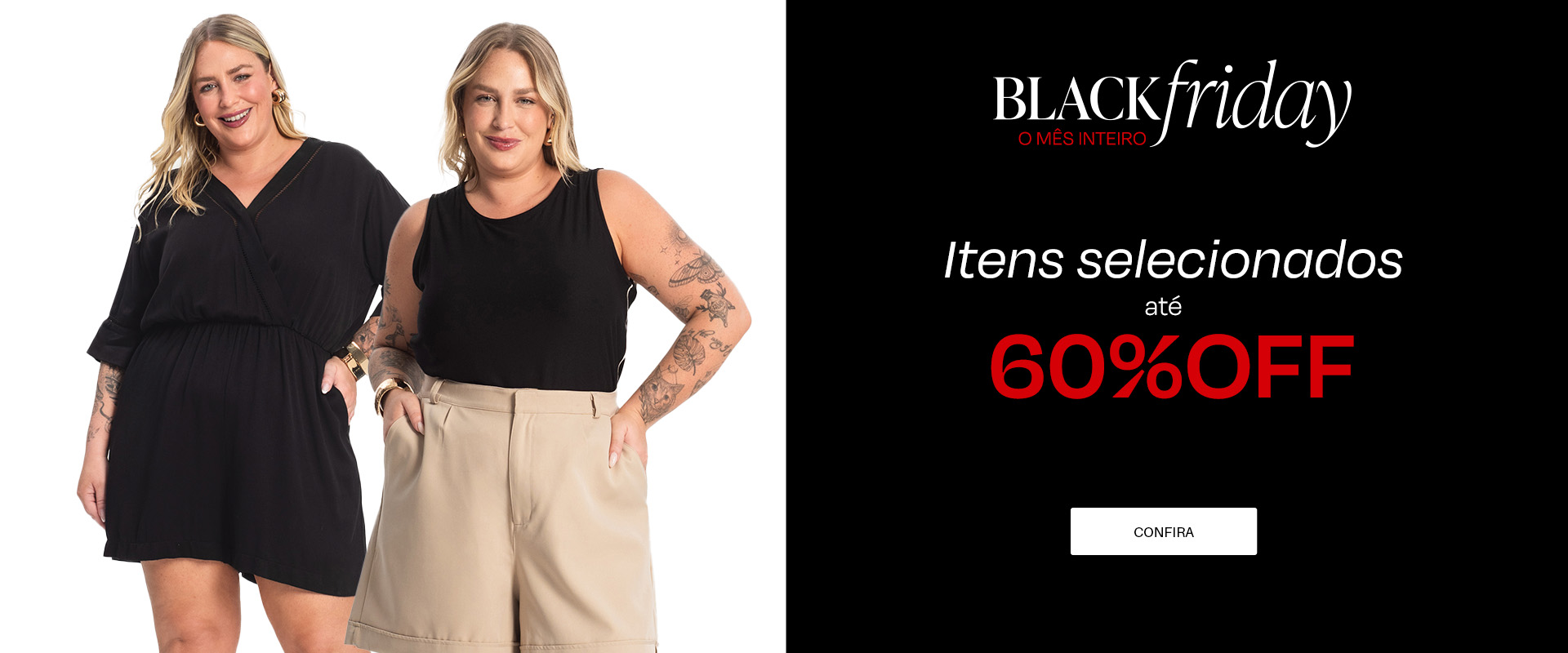 Secret Friday - Itens selecionados até 60%OFF  